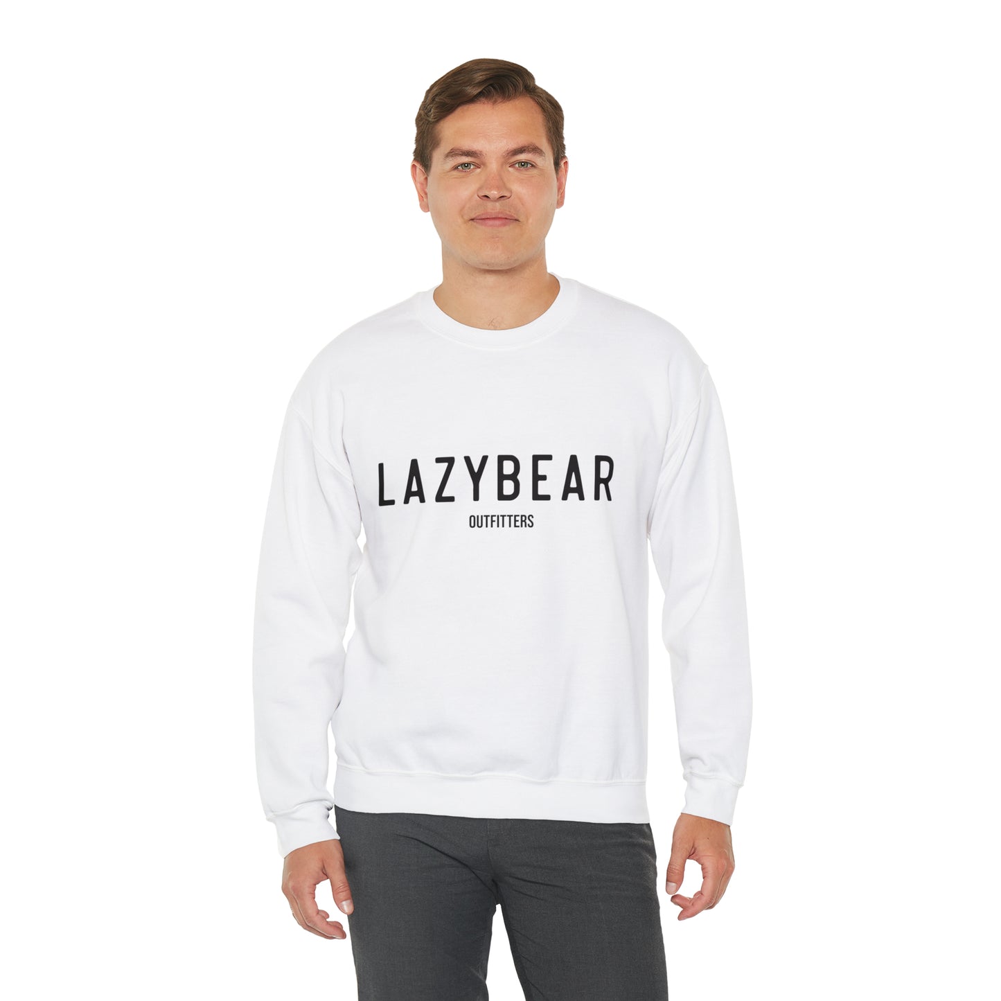 Lazy Bear Crewneck Sweatshirt (front name, back bear)