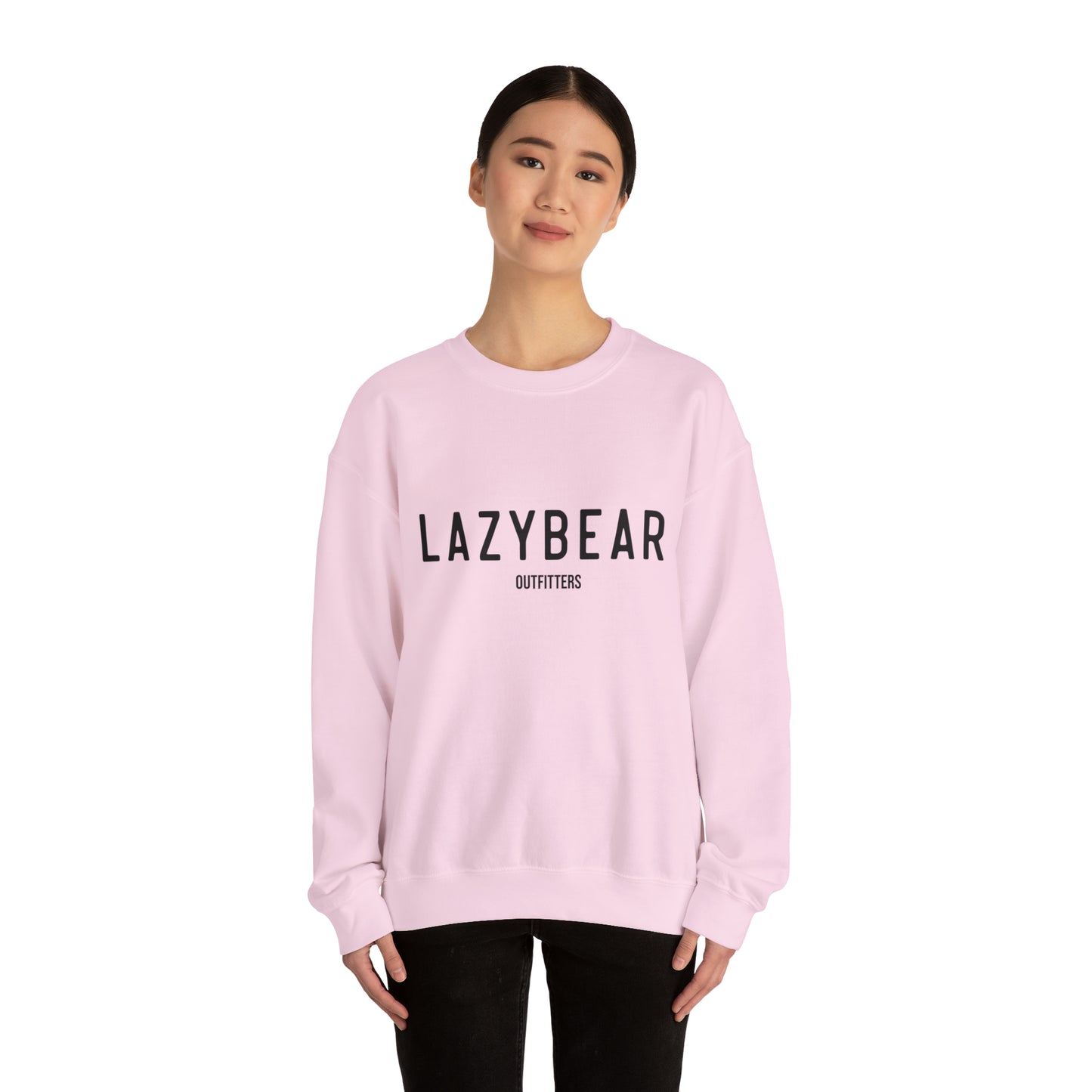 Lazy Bear Crewneck Sweatshirt (front name, back bear)