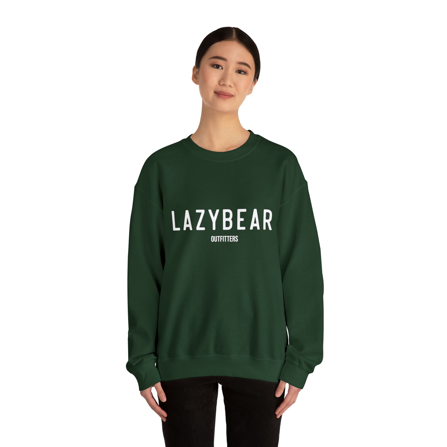 Lazy Bear Crewneck Sweatshirt (front name, back bear)