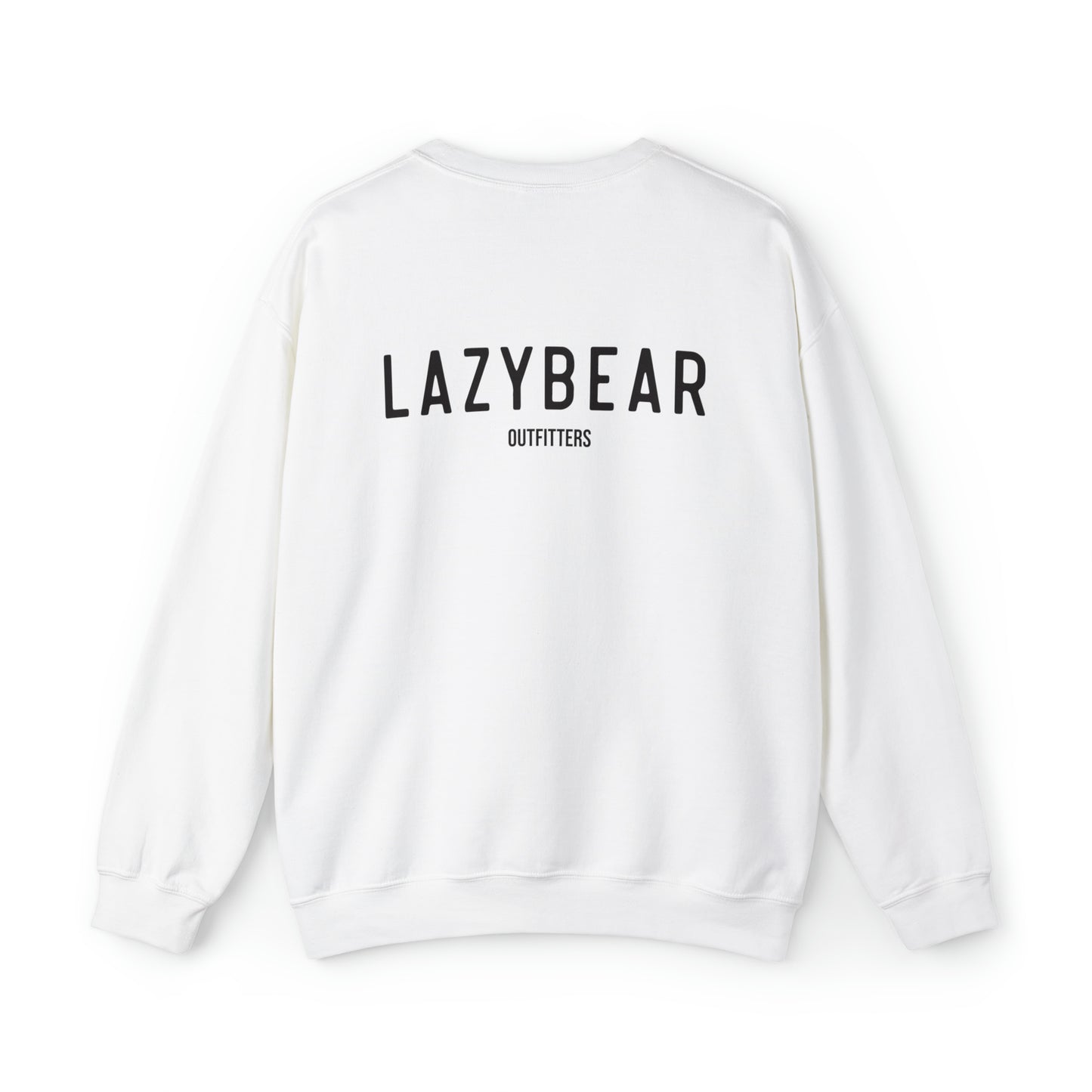 Lazy Bear Crewneck Sweatshirt (front bear, back name)