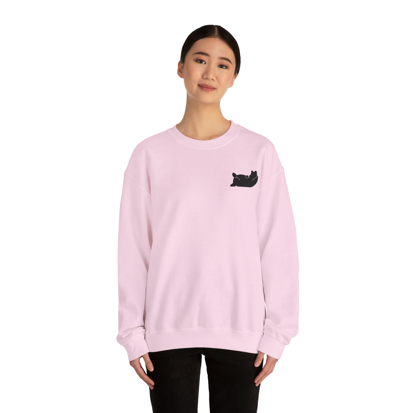 Lazy Bear Crewneck Sweatshirt (front bear, back name)