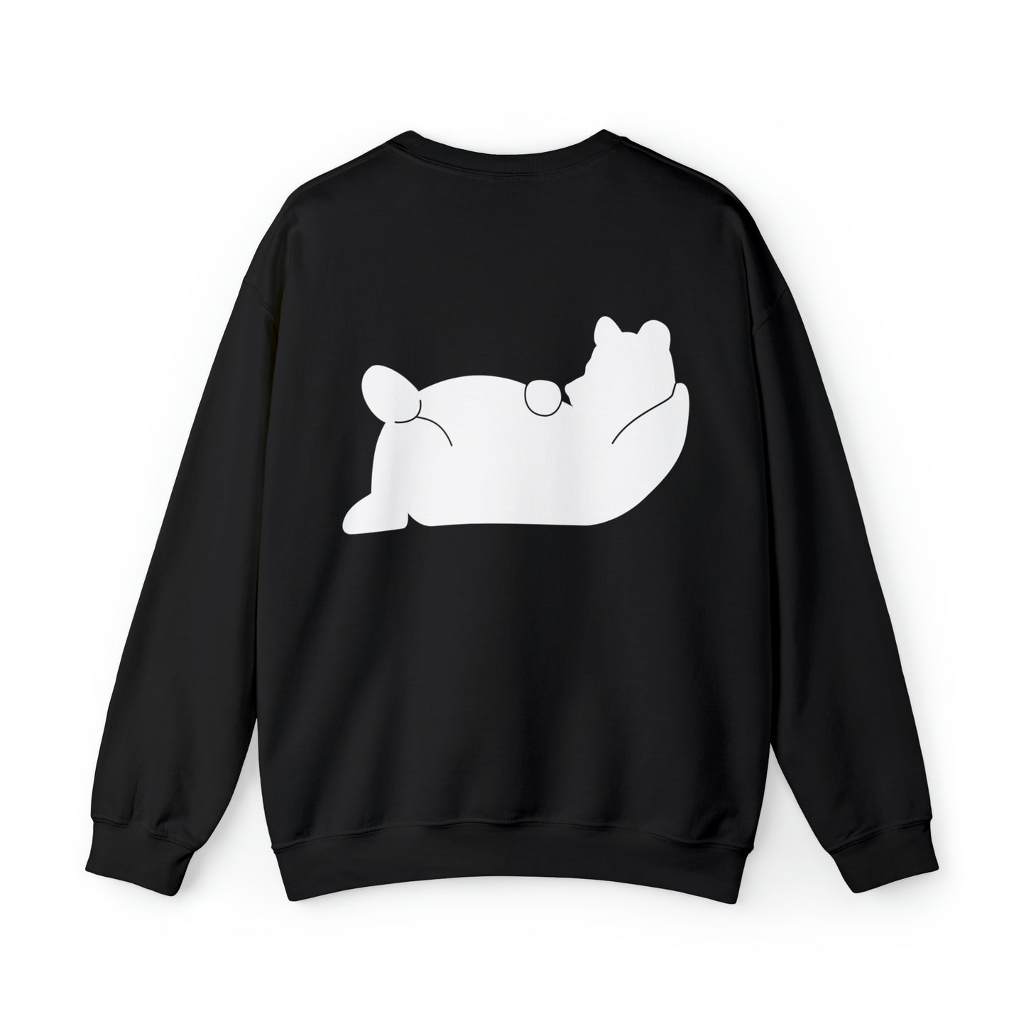 Lazy Bear Crewneck Sweatshirt (front name, back bear)