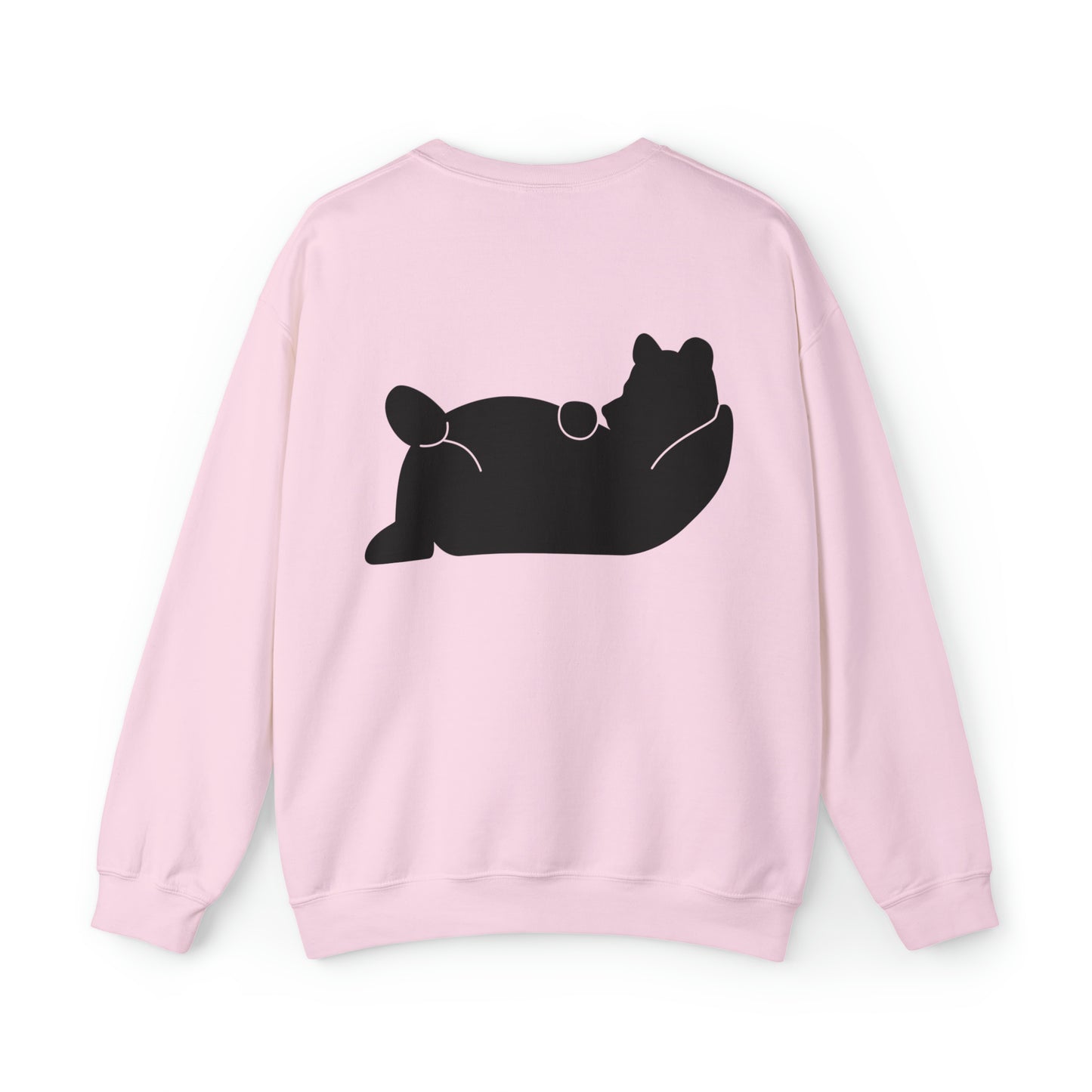 Lazy Bear Crewneck Sweatshirt (front name, back bear)