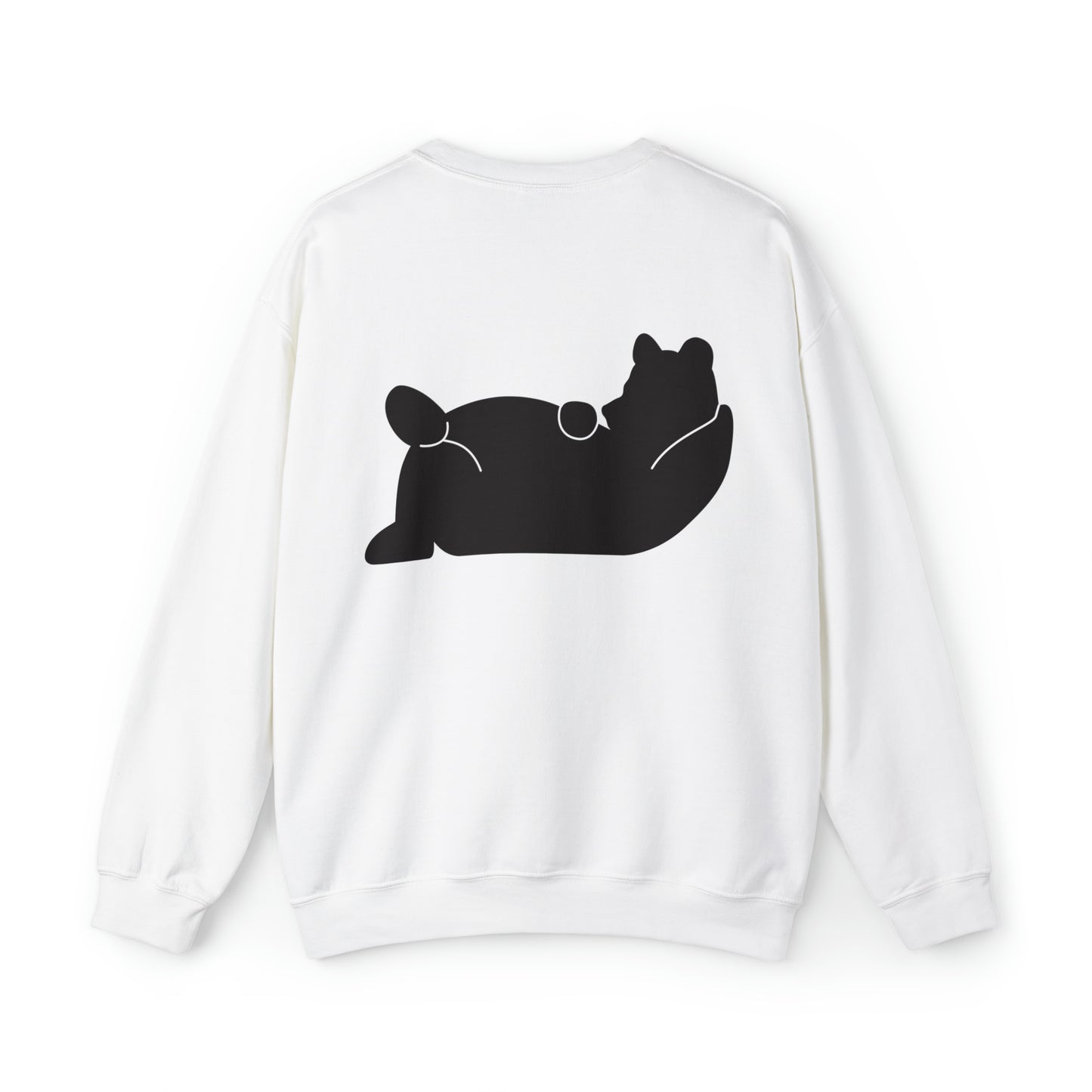 Lazy Bear Crewneck Sweatshirt (front name, back bear)