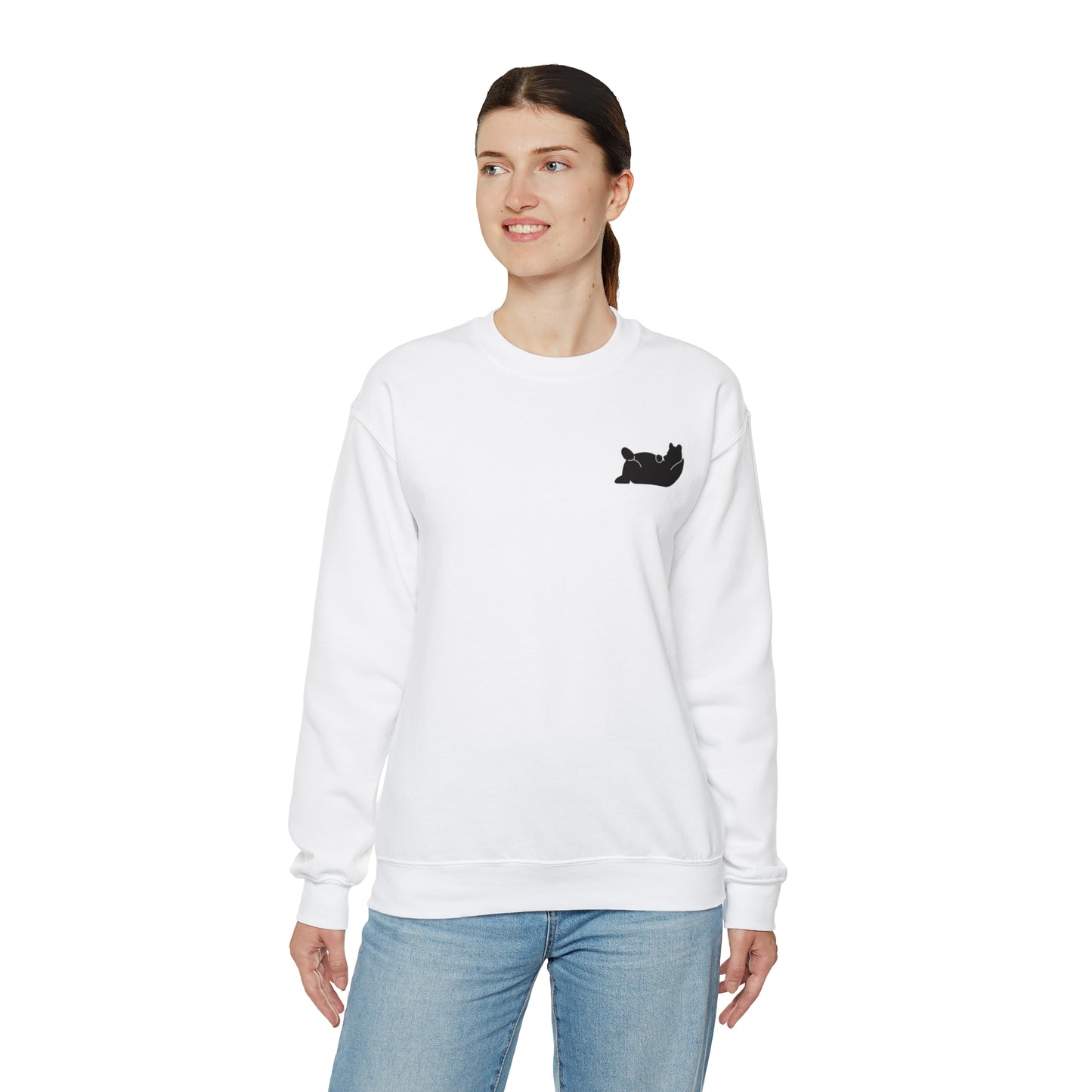 Lazy Bear Crewneck Sweatshirt (front bear, back name)