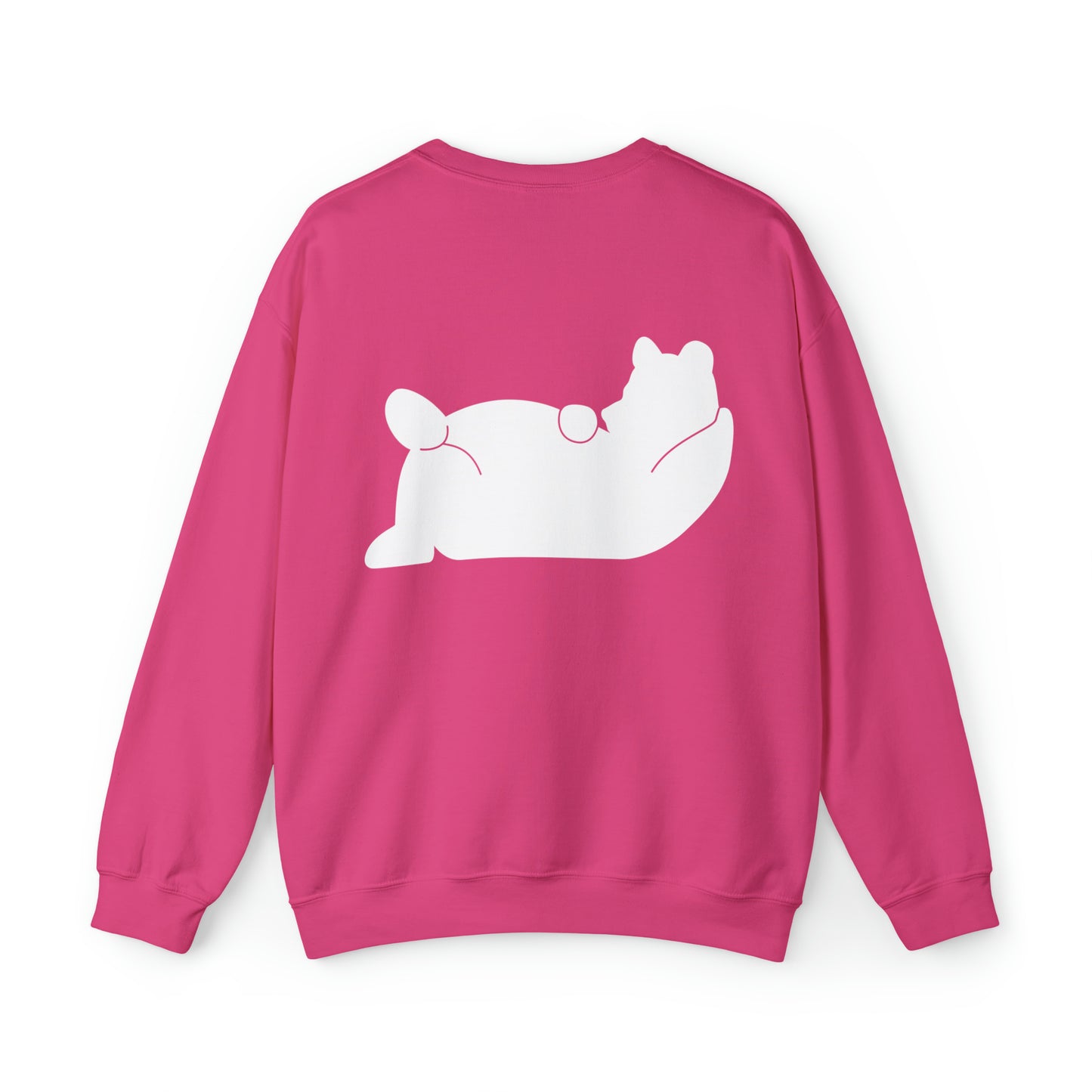 Lazy Bear Crewneck Sweatshirt (front name, back bear)