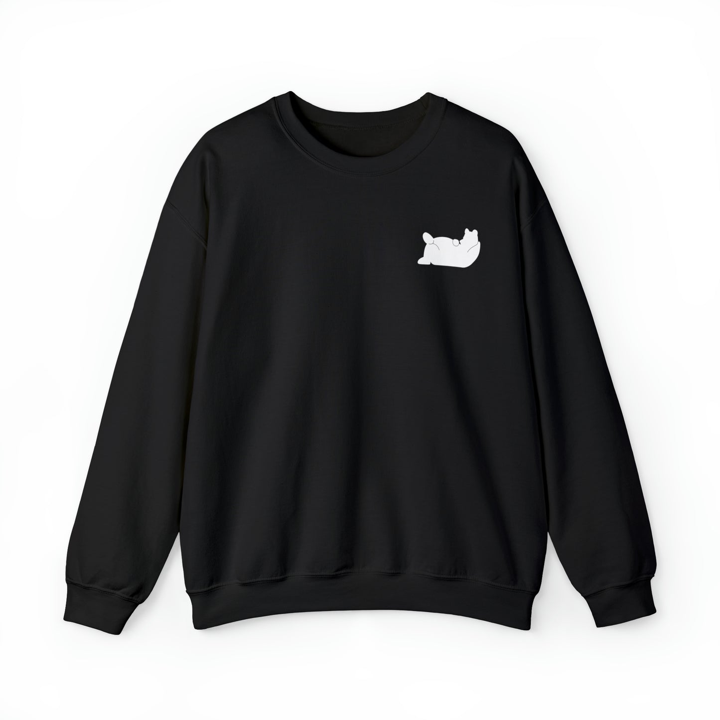 Lazy Bear Crewneck Sweatshirt (front bear, back name)