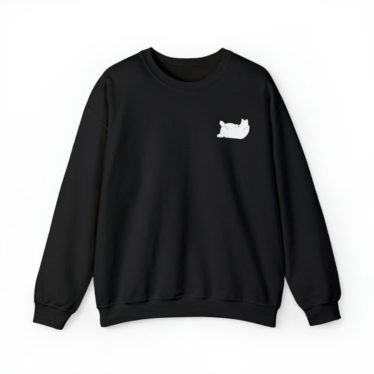 Lazy Bear Crewneck Sweatshirt (front bear, back name)