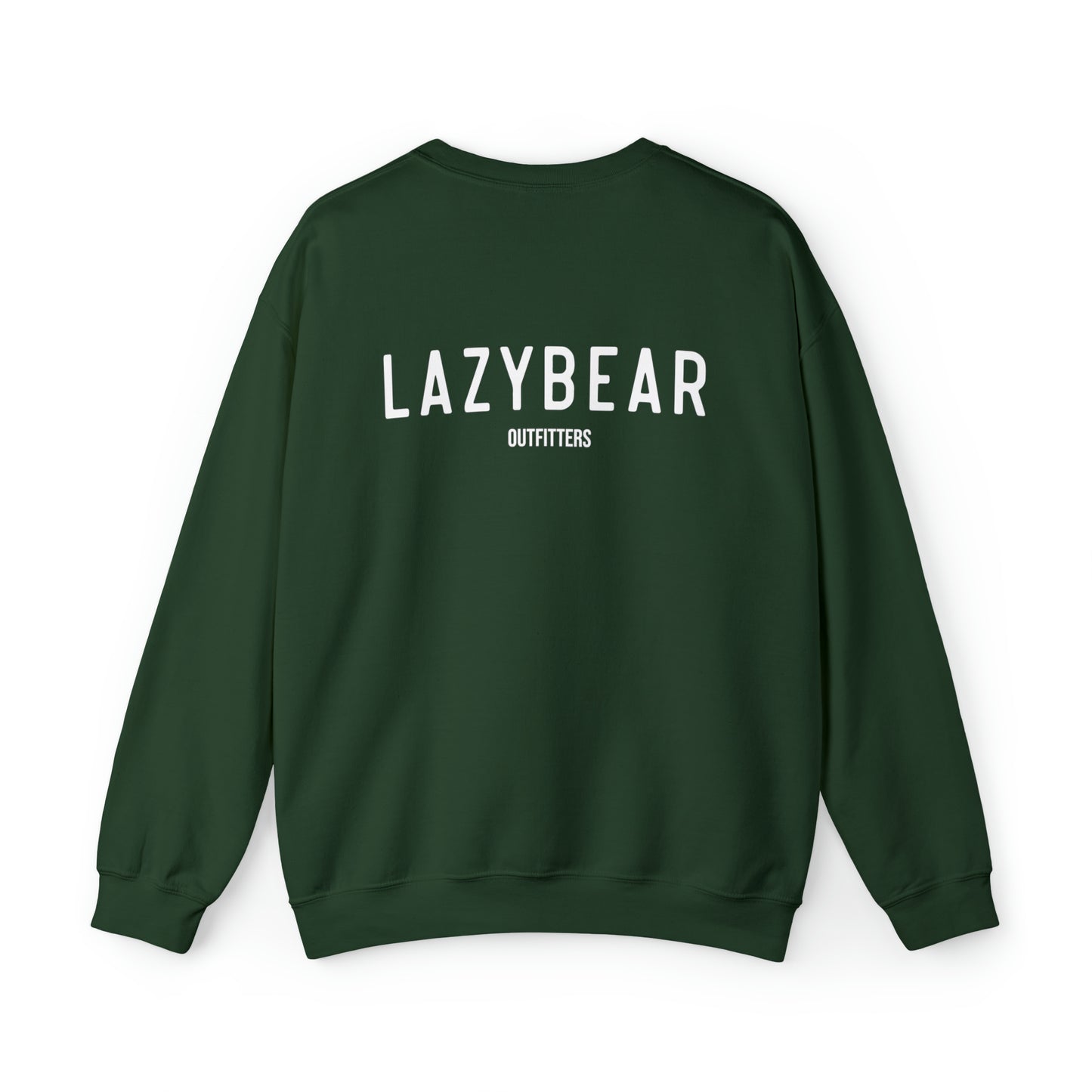 Lazy Bear Crewneck Sweatshirt (front bear, back name)
