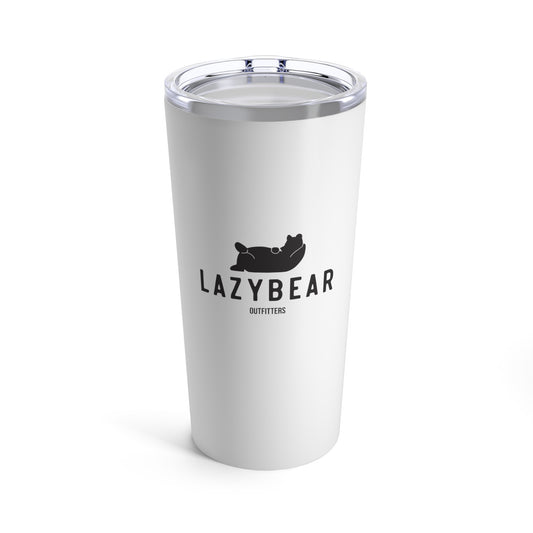 Lazy Bear Outfitters Signature Tumbler, white 20oz