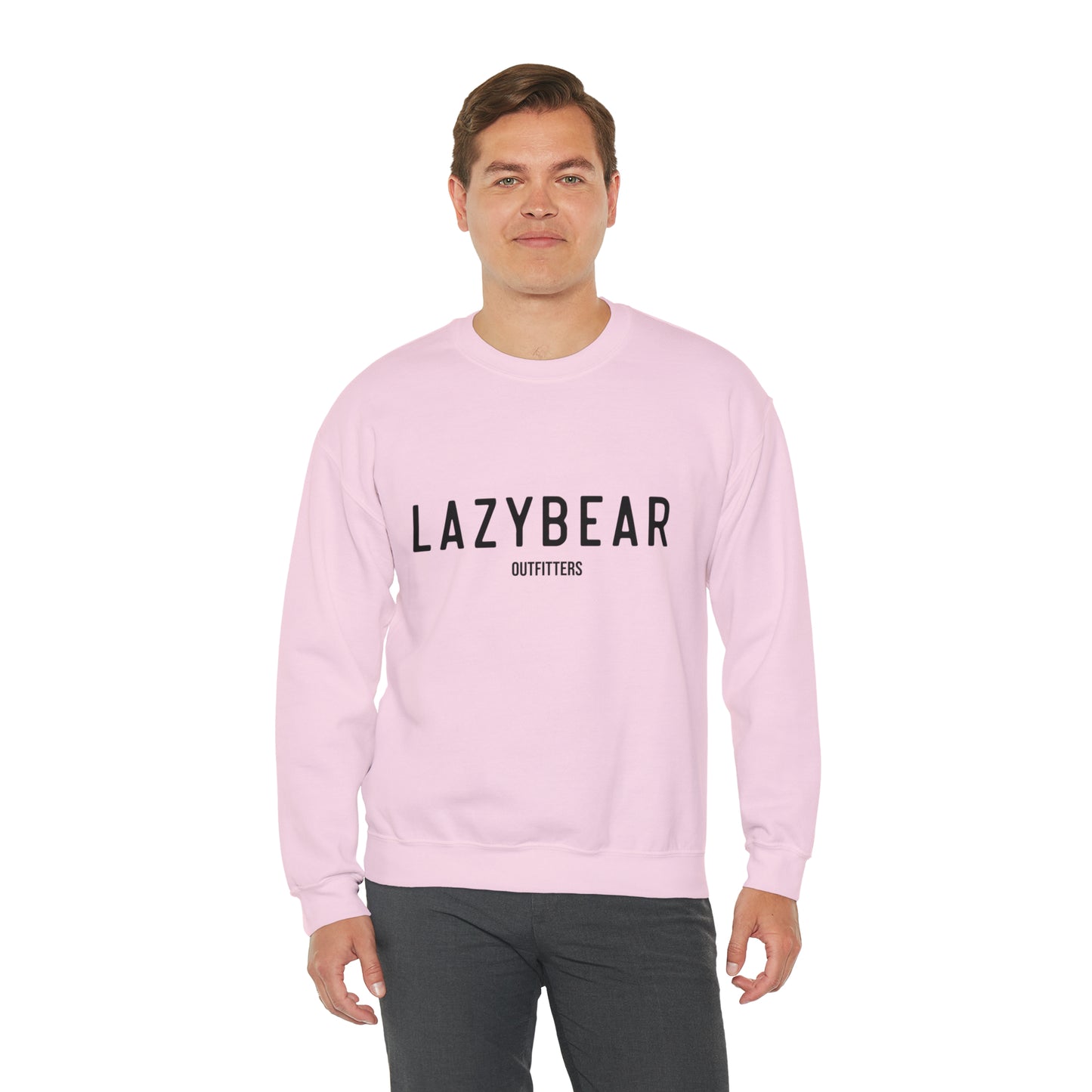 Lazy Bear Crewneck Sweatshirt (front name, back bear)