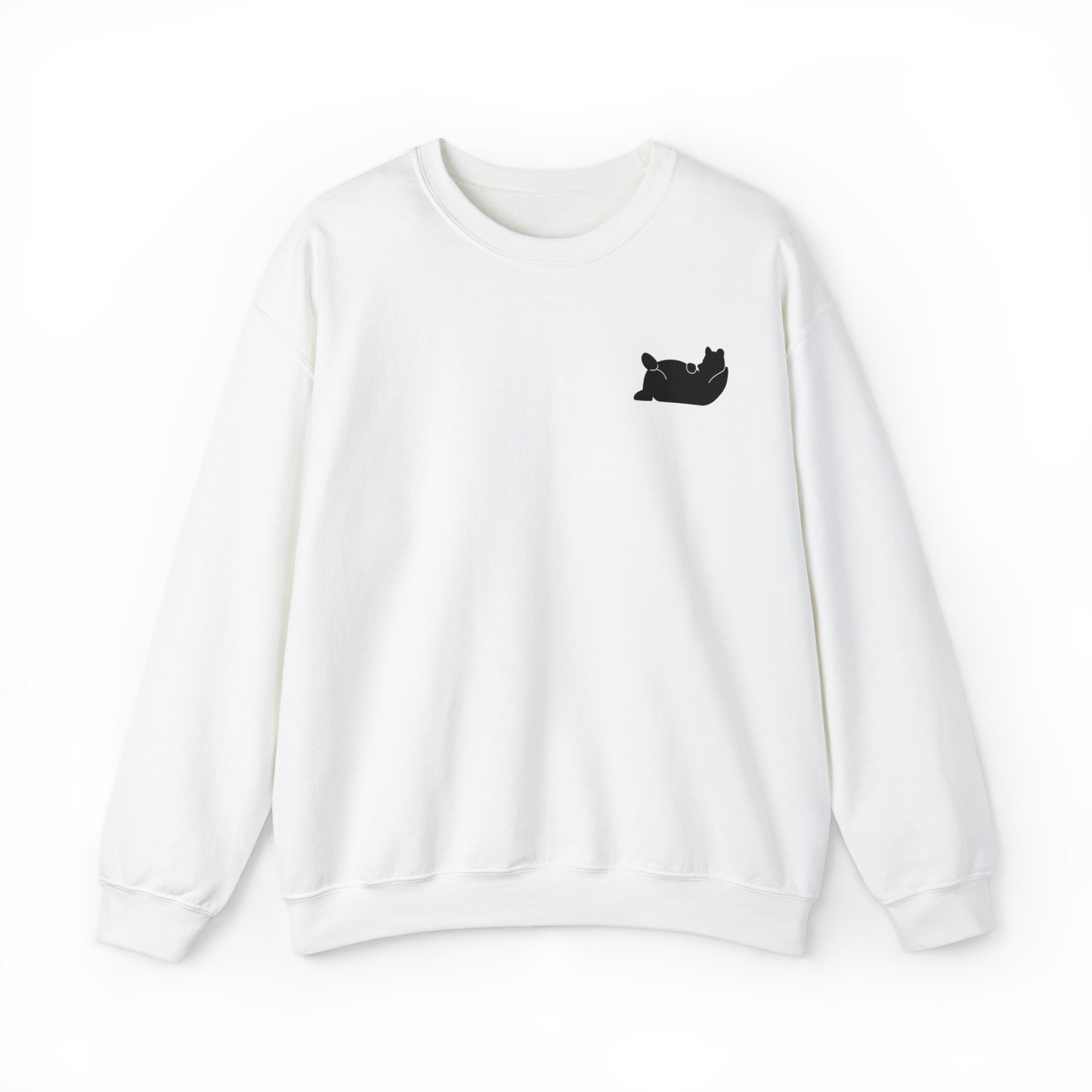 Lazy Bear Crewneck Sweatshirt (front bear, back name)