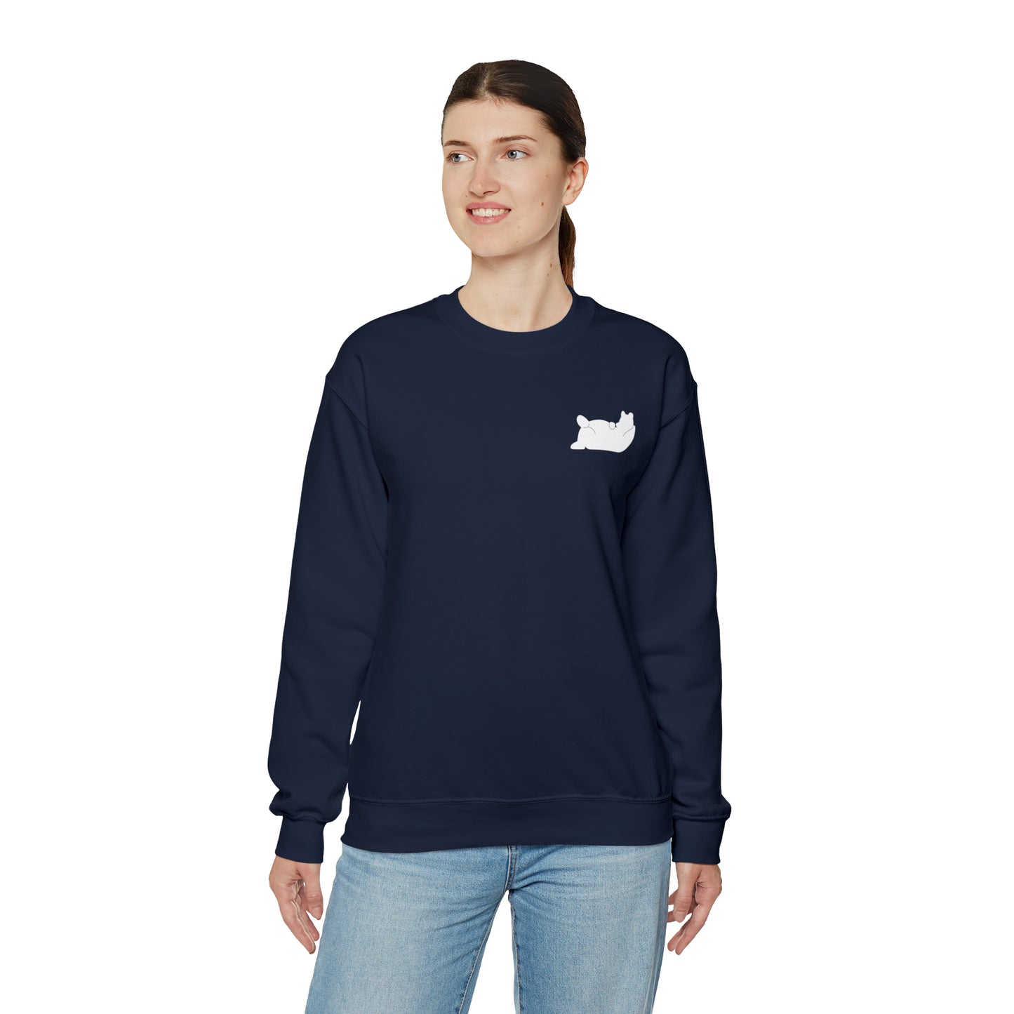 Lazy Bear Crewneck Sweatshirt (front bear, back name)