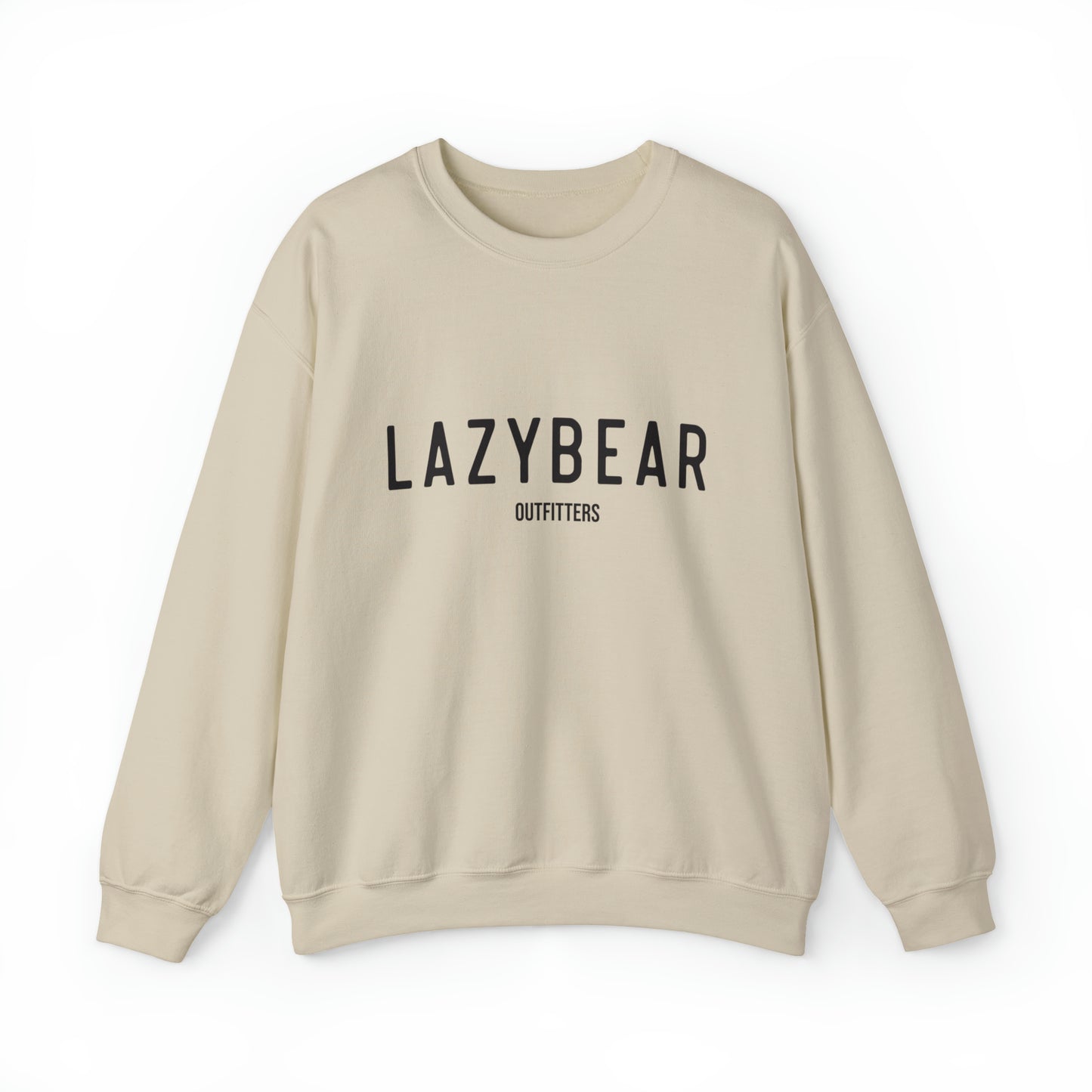 Lazy Bear Crewneck Sweatshirt (front name, back bear)