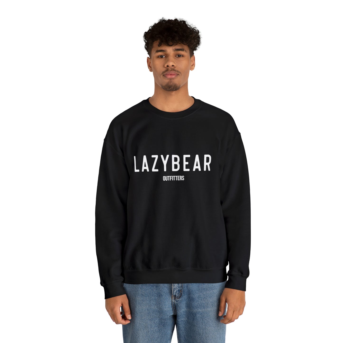 Lazy Bear Crewneck Sweatshirt (front name, back bear)