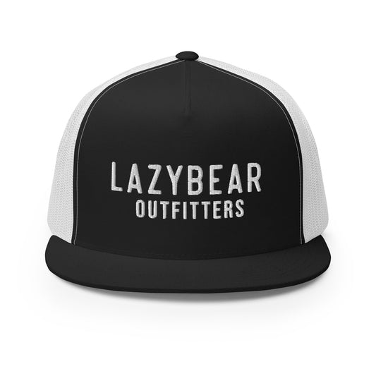 Lazy Bear Outfitters' Classic Embroidered Trucker Hat