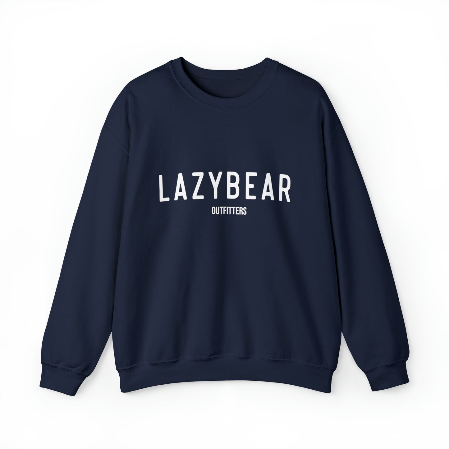 Lazy Bear Crewneck Sweatshirt (front name, back bear)