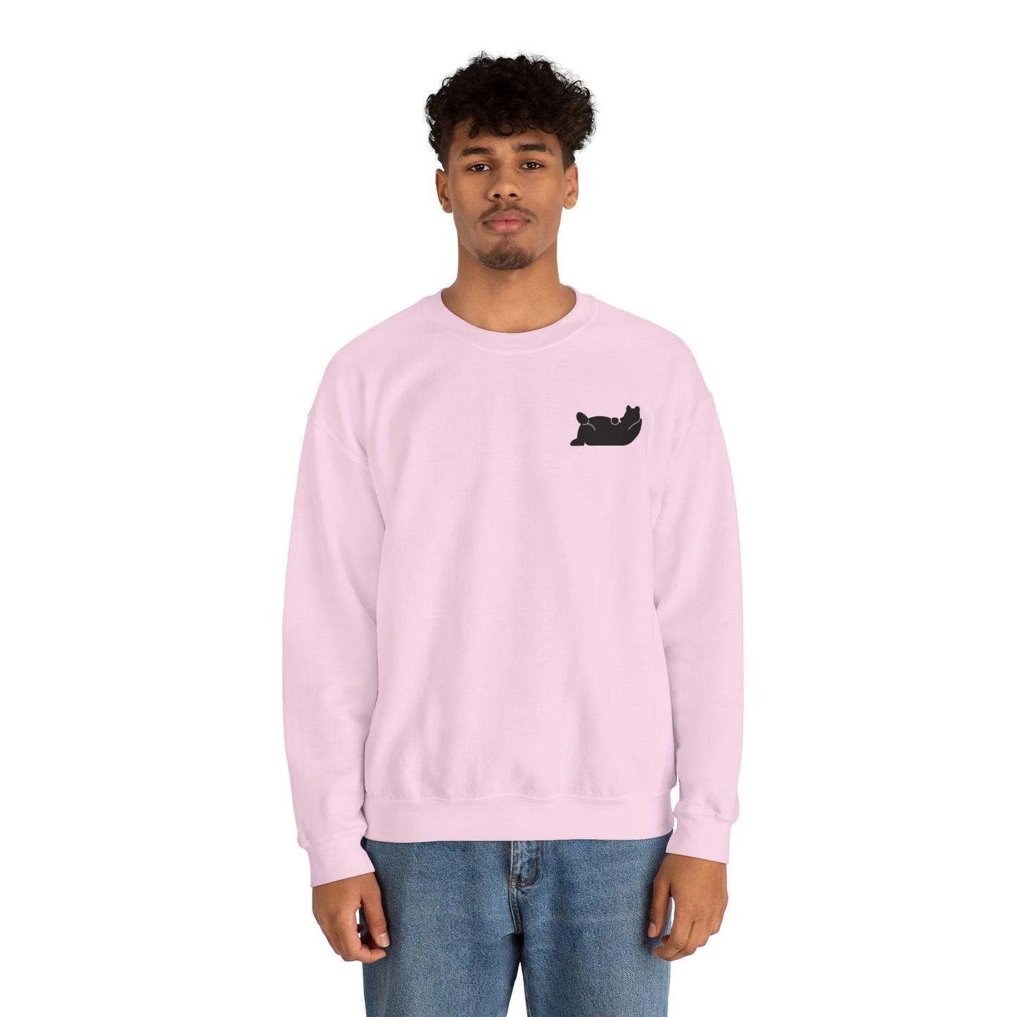 Lazy Bear Crewneck Sweatshirt (front bear, back name)