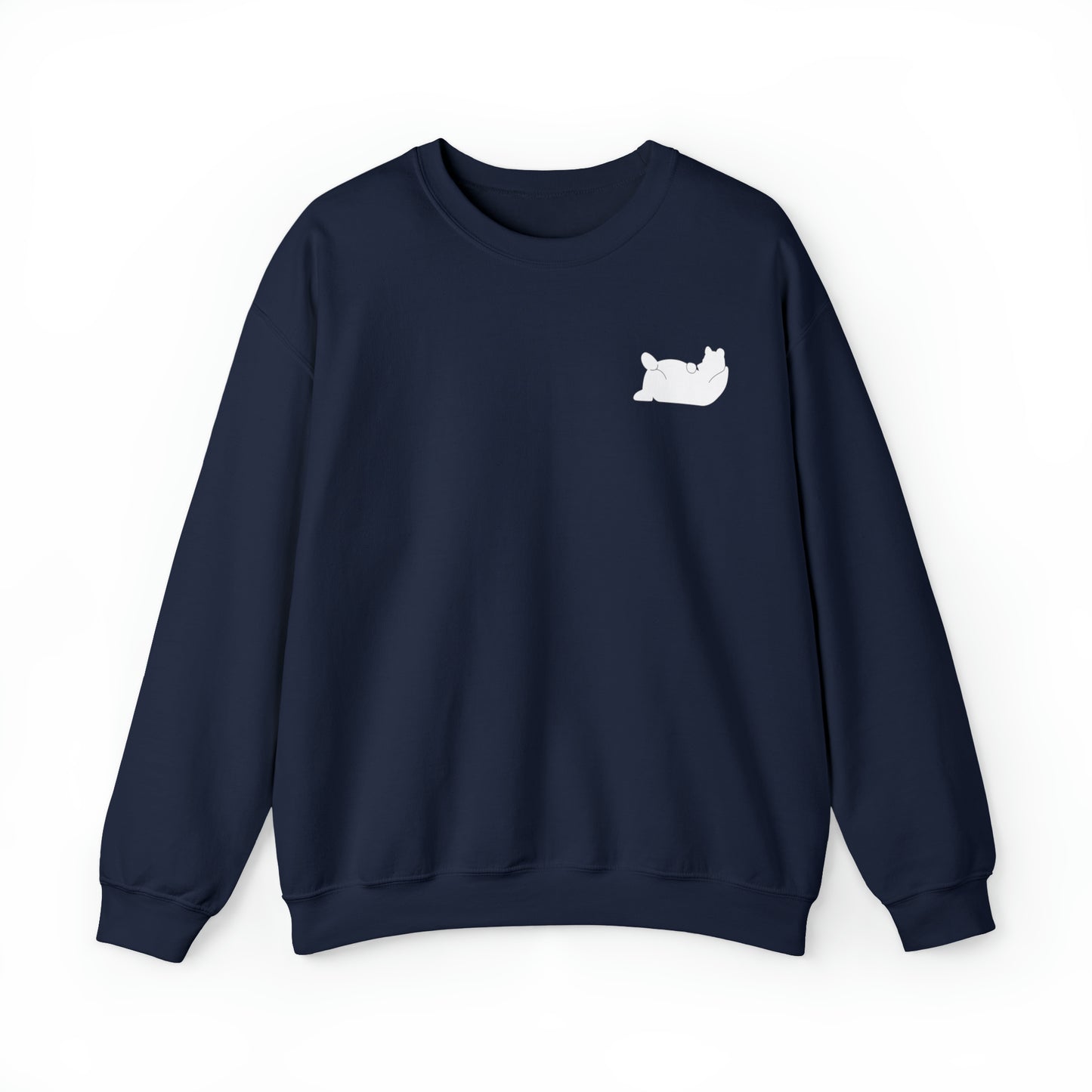 Lazy Bear Crewneck Sweatshirt (front bear, back name)