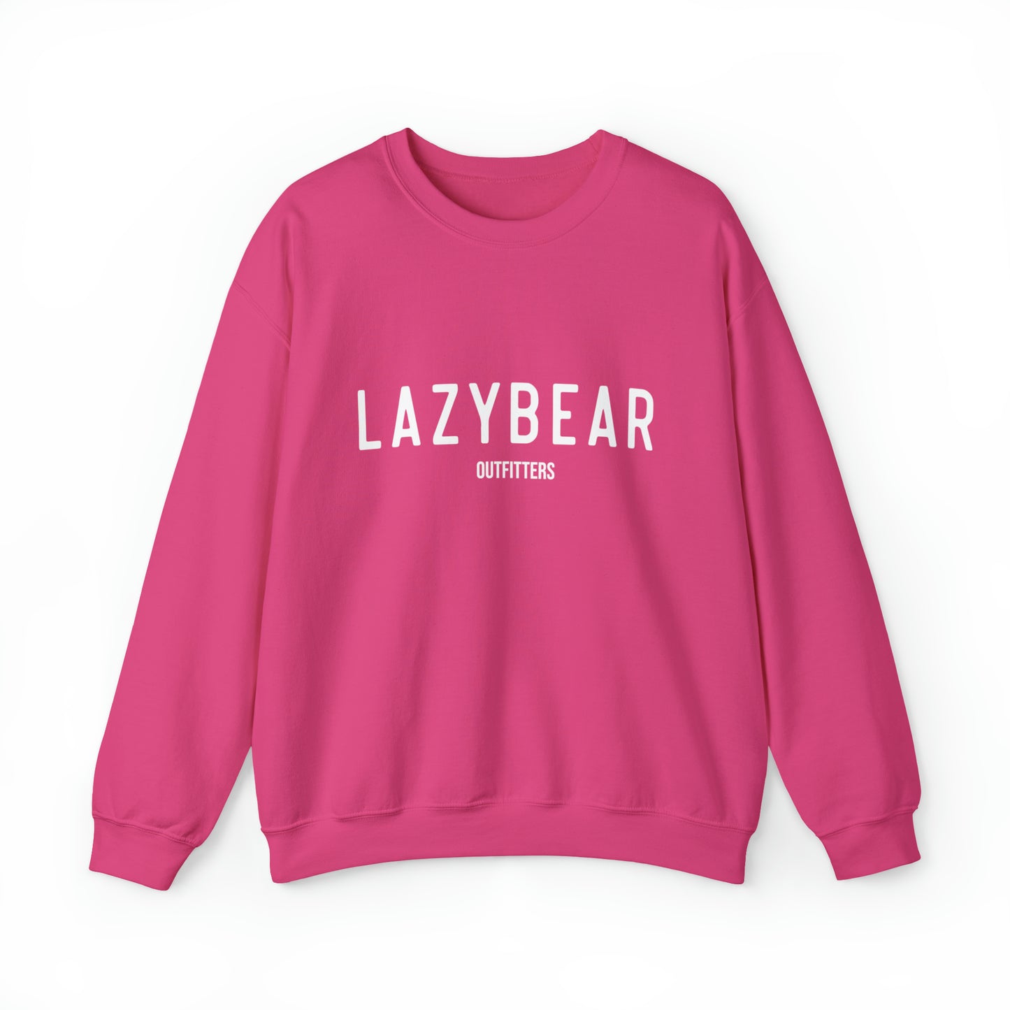 Lazy Bear Crewneck Sweatshirt (front name, back bear)