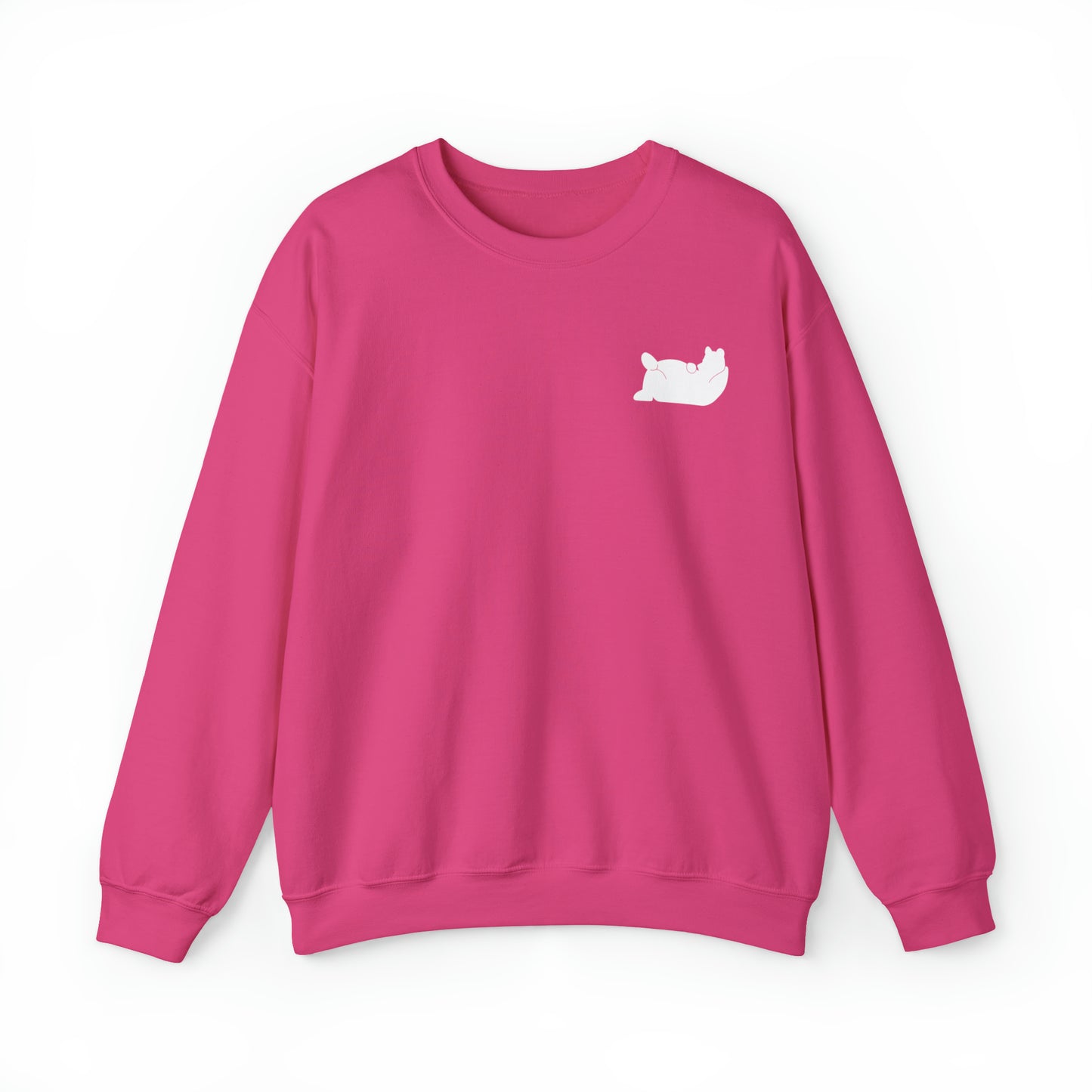 Lazy Bear Crewneck Sweatshirt (front bear, back name)