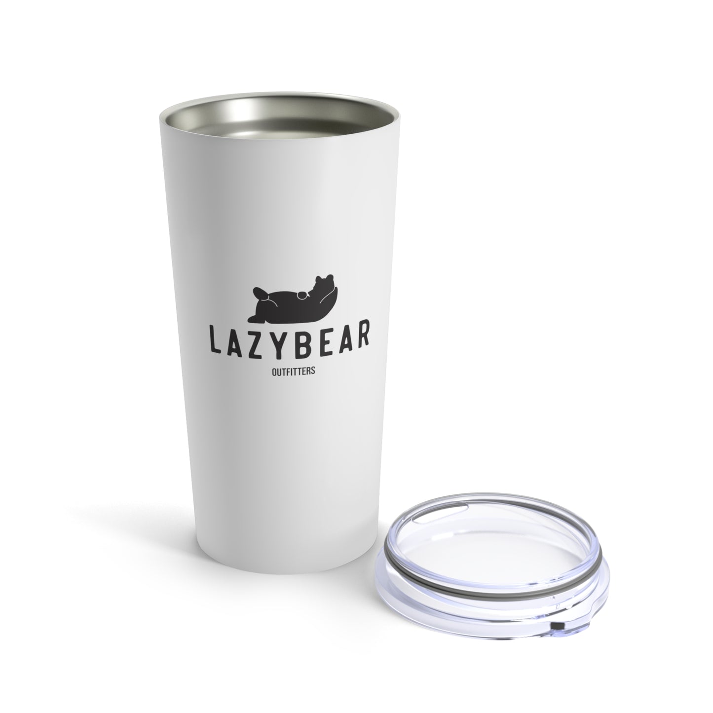 Lazy Bear Outfitters Signature Tumbler, white 20oz