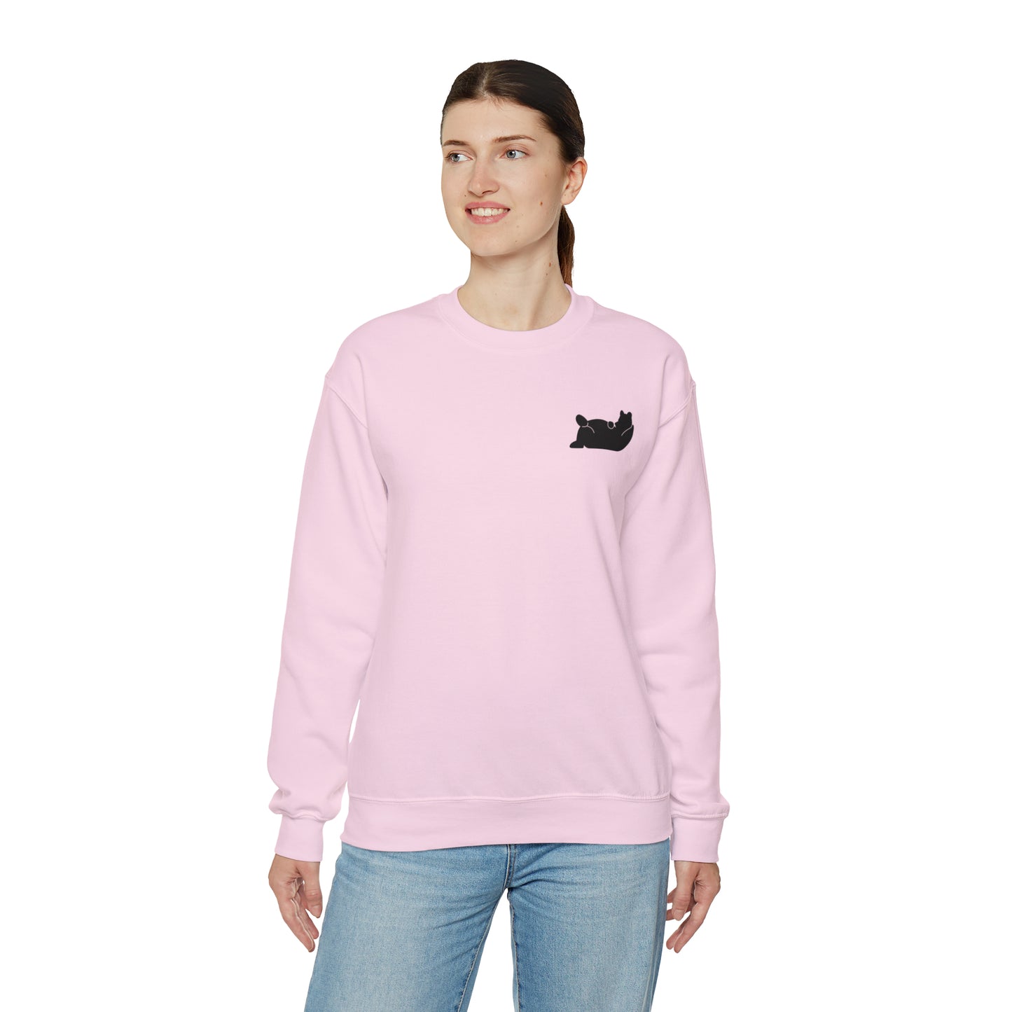 Lazy Bear Crewneck Sweatshirt (front bear, back name)