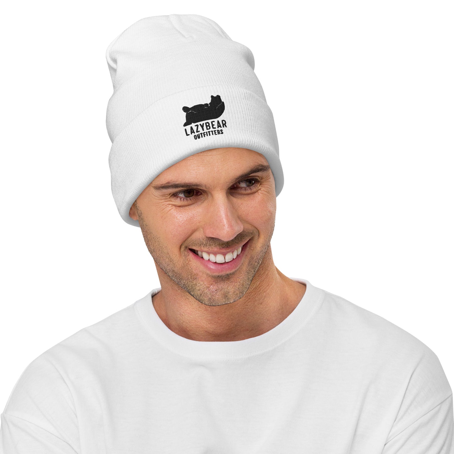 Lazy Bear Outfitters' Beanie (white)