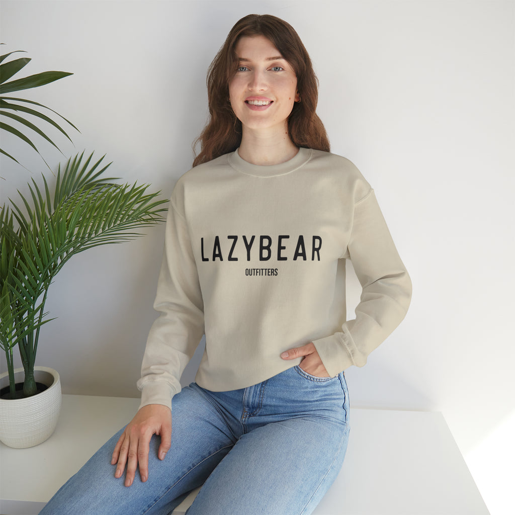 Lazy Bear Crewneck Sweatshirt (front name, back bear)