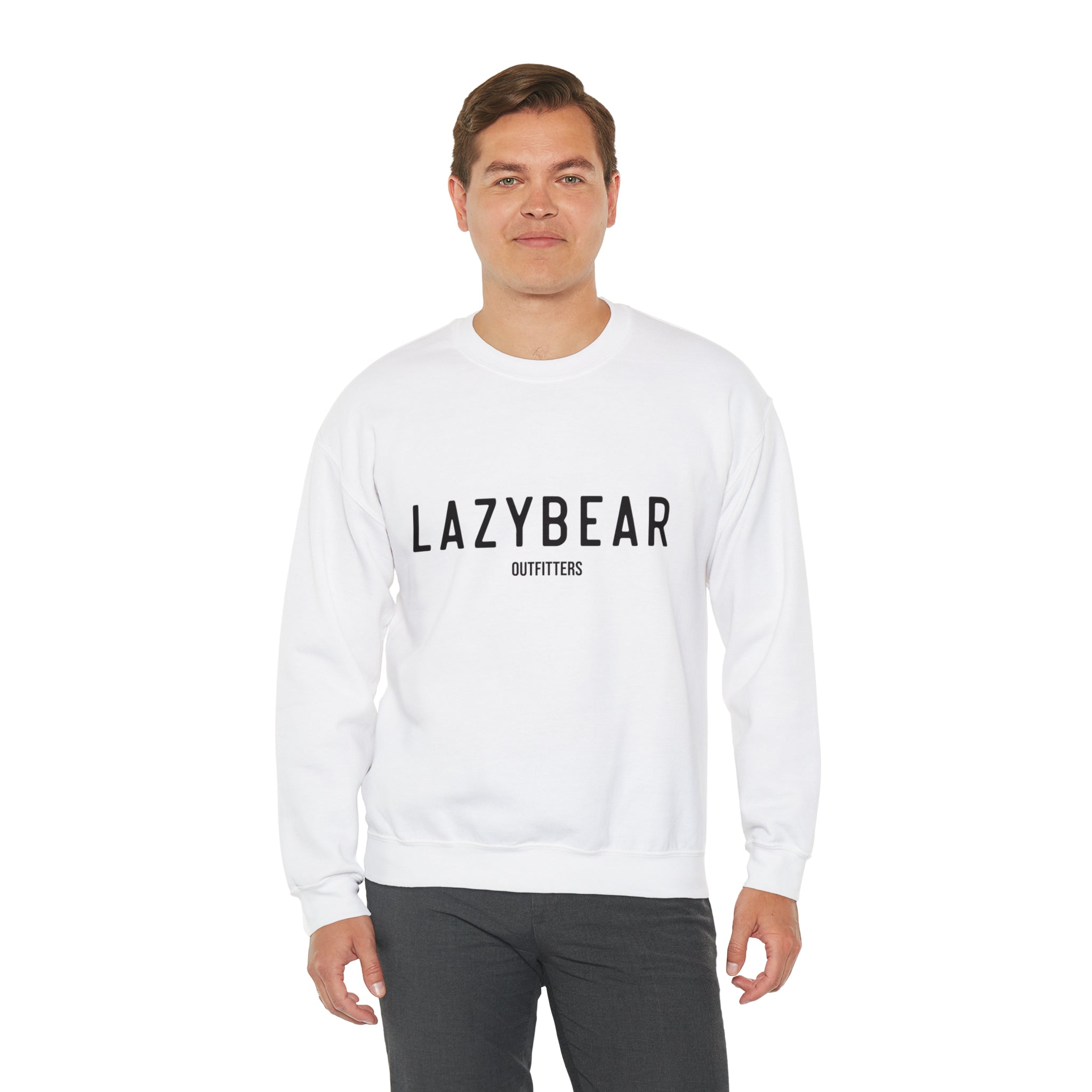 Lazy Bear Crewneck Sweatshirt (front name, back bear)