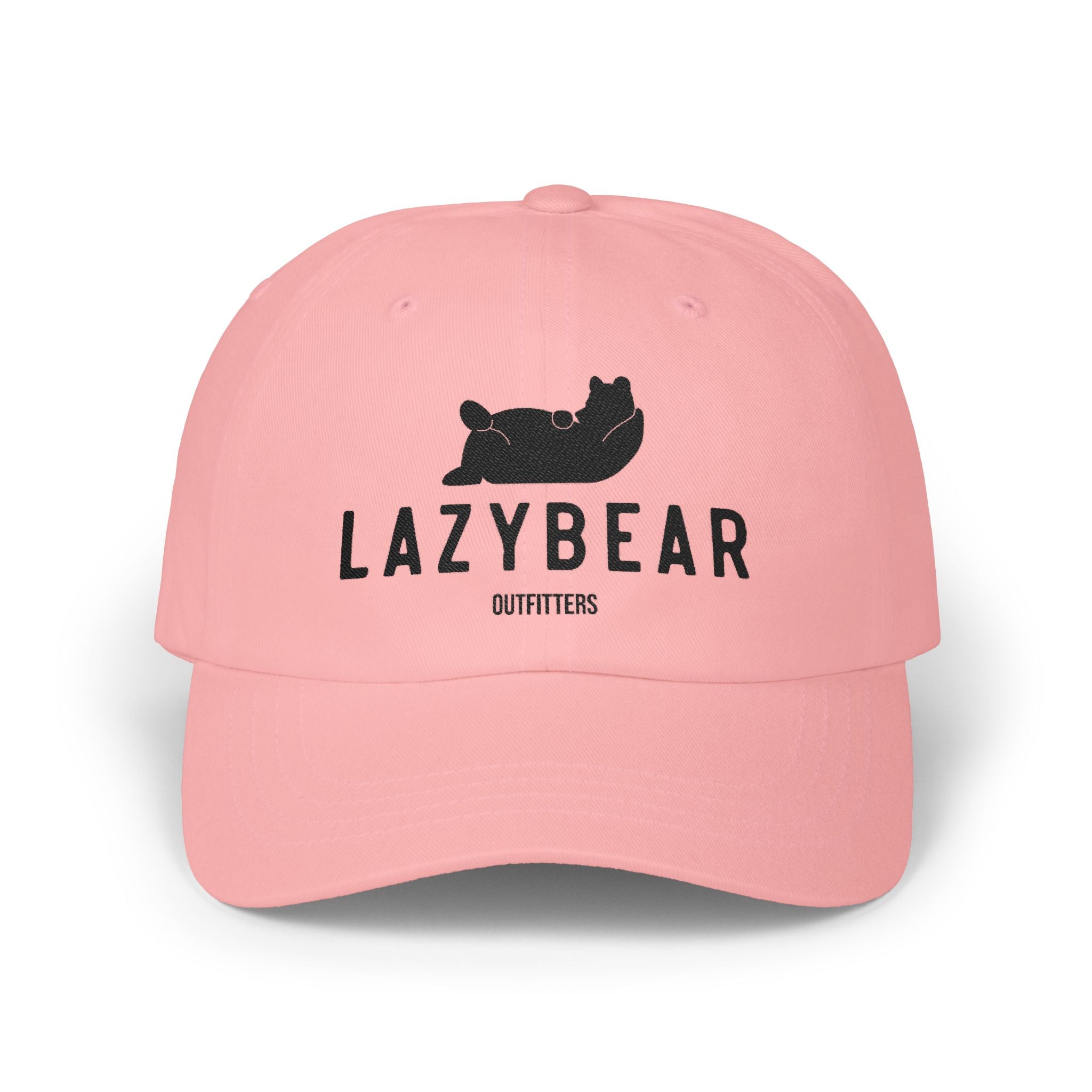 Lazybear Outfitters Classic Dad Cap — Relaxed Bear Logo Baseball Hat