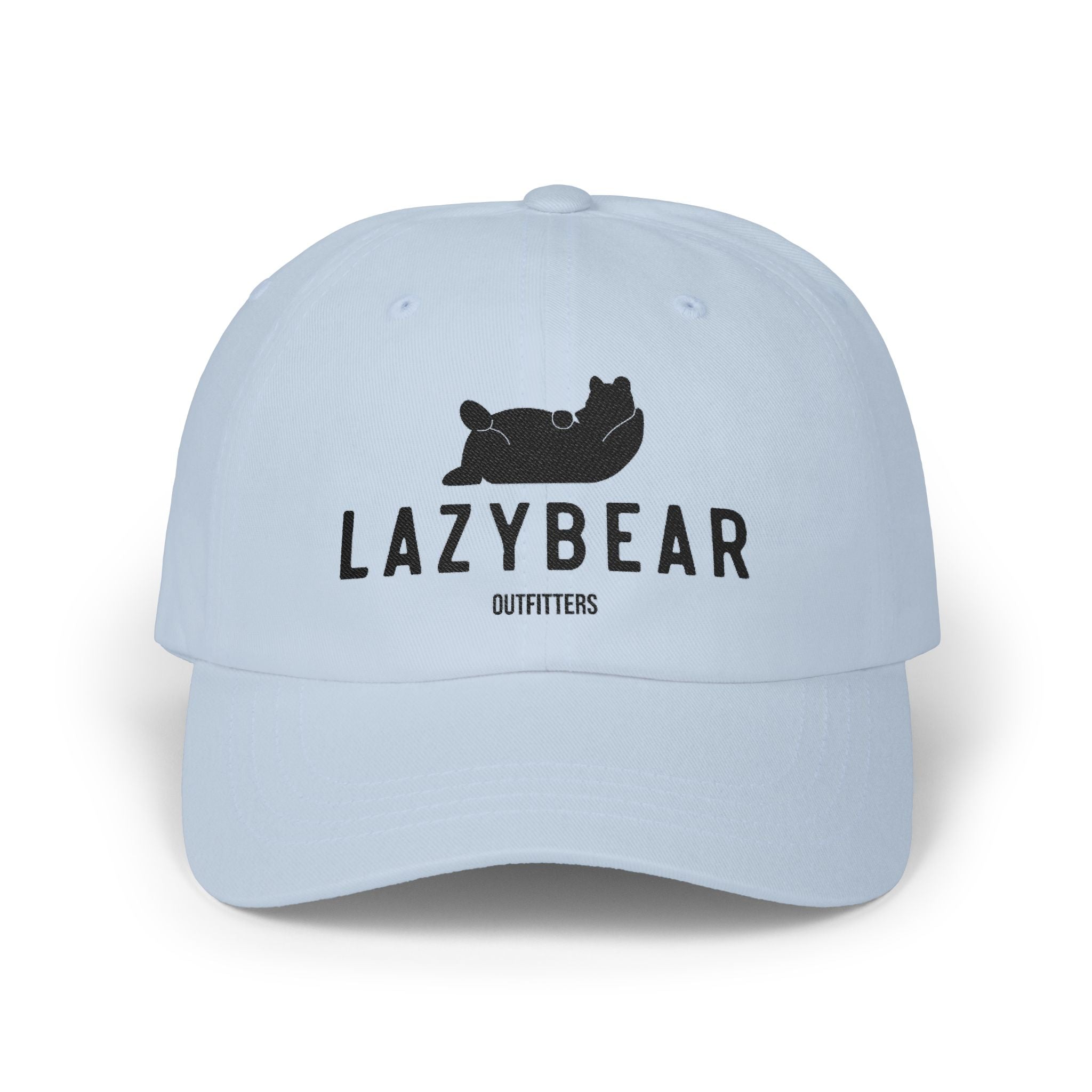 Lazybear Outfitters Classic Dad Cap — Relaxed Bear Logo Baseball Hat