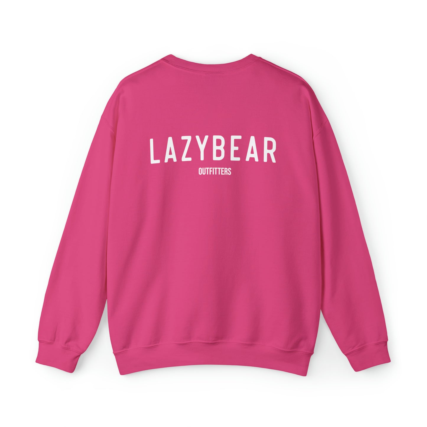 Lazy Bear Crewneck Sweatshirt (front bear, back name)
