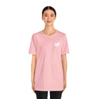 Lazy Bear Unisex Short Sleeve Tee (front bear, back name)