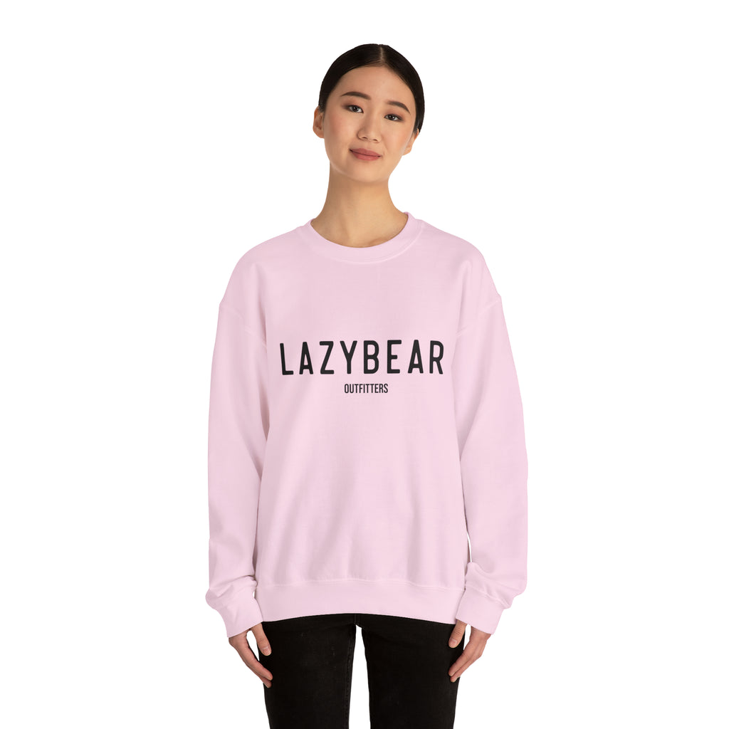 Lazy Bear Crewneck Sweatshirt (front name, back bear)