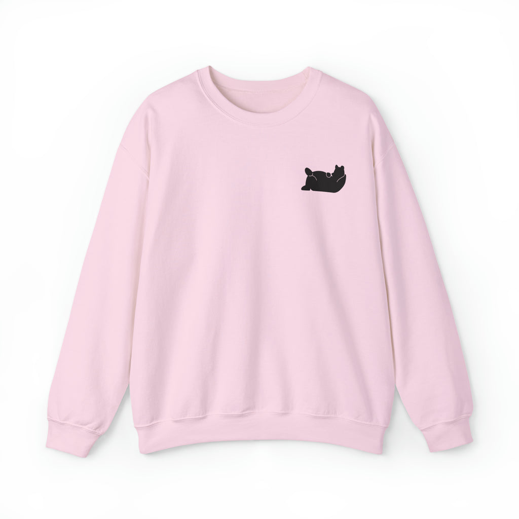 Lazy Bear Crewneck Sweatshirt (front bear, back name)