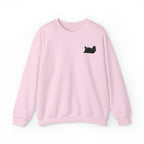 Lazy Bear Crewneck Sweatshirt (front bear, back name)