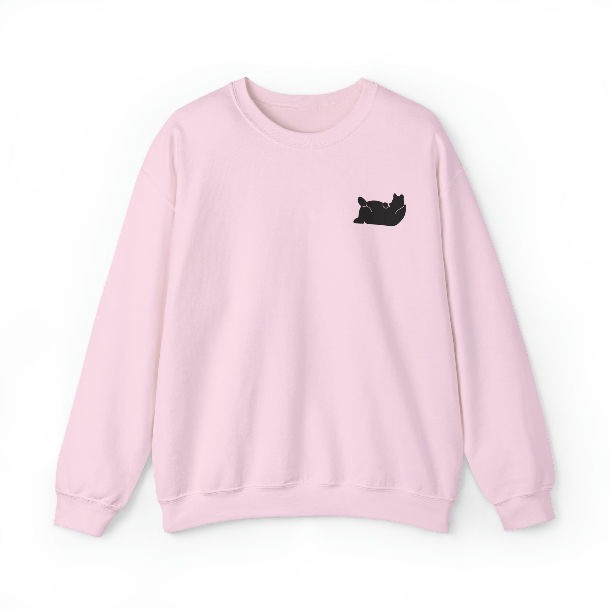 Lazy Bear Crewneck Sweatshirt (front bear, back name)