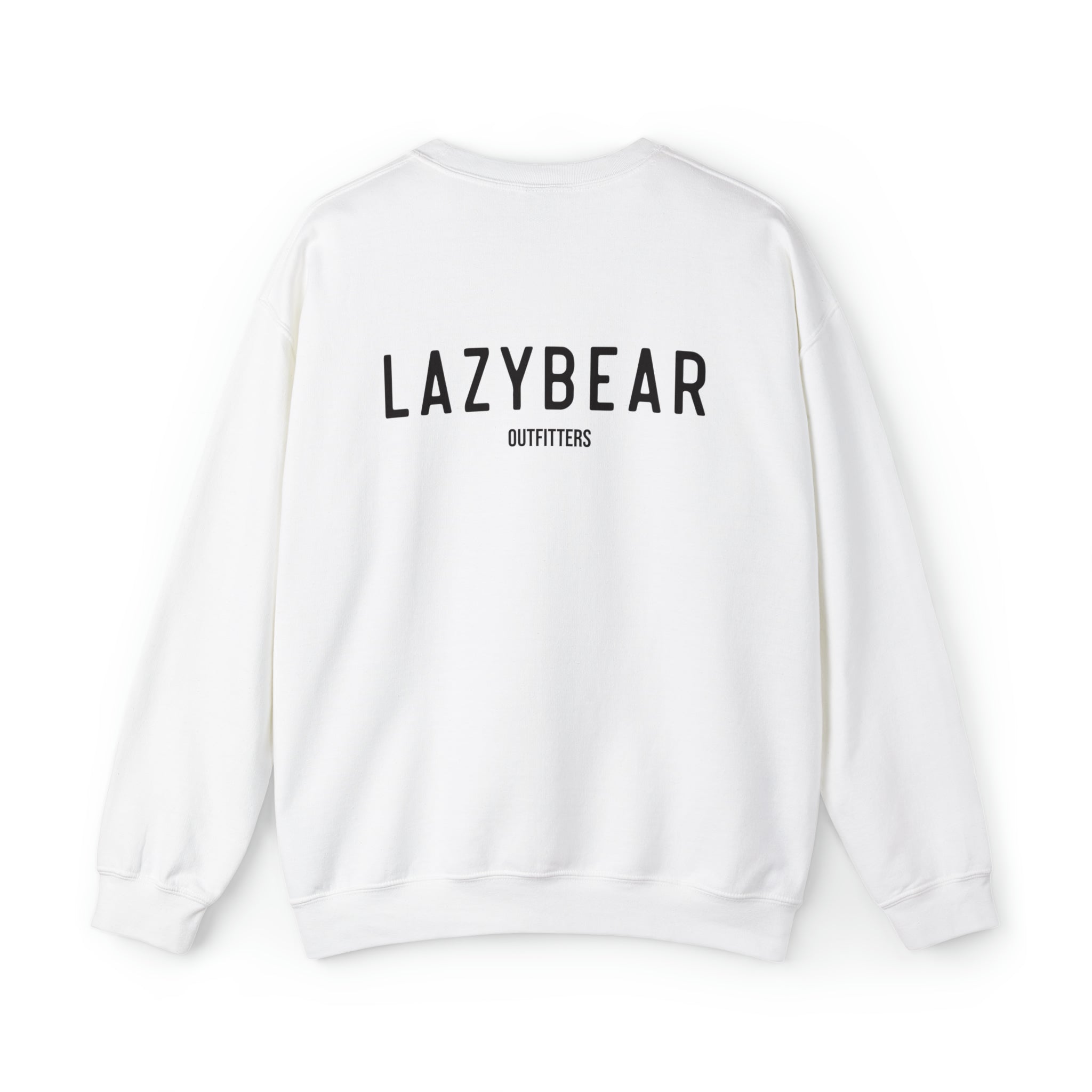 Lazy Bear Crewneck Sweatshirt (front bear, back name)