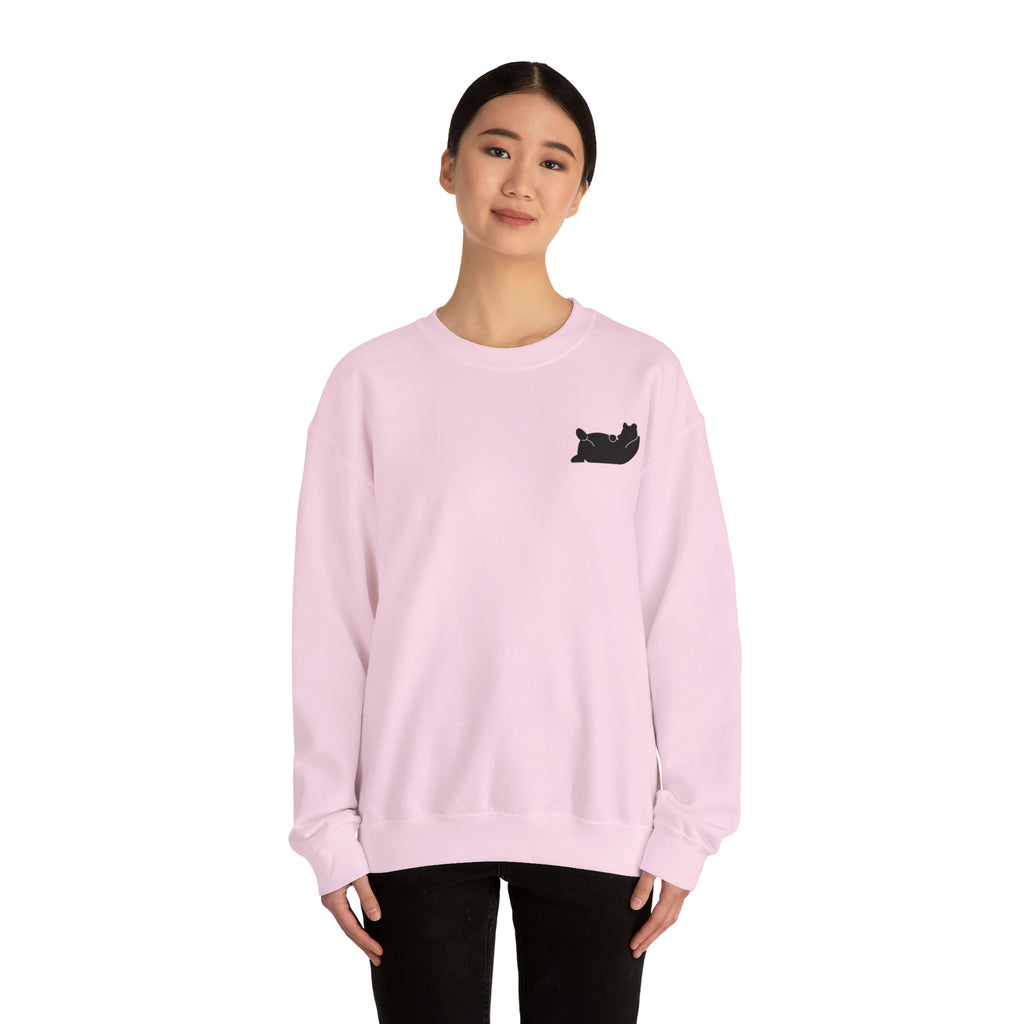 Lazy Bear Crewneck Sweatshirt (front bear, back name)