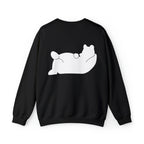Lazy Bear Crewneck Sweatshirt (front name, back bear)