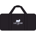 Duffel Bag — "Lazy Bear" Checkered Strap Travel Gym Bag
