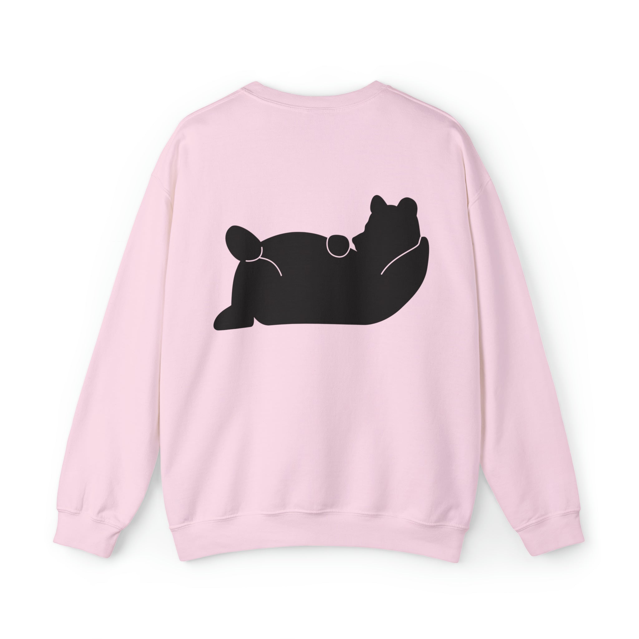 Lazy Bear Crewneck Sweatshirt (front name, back bear)