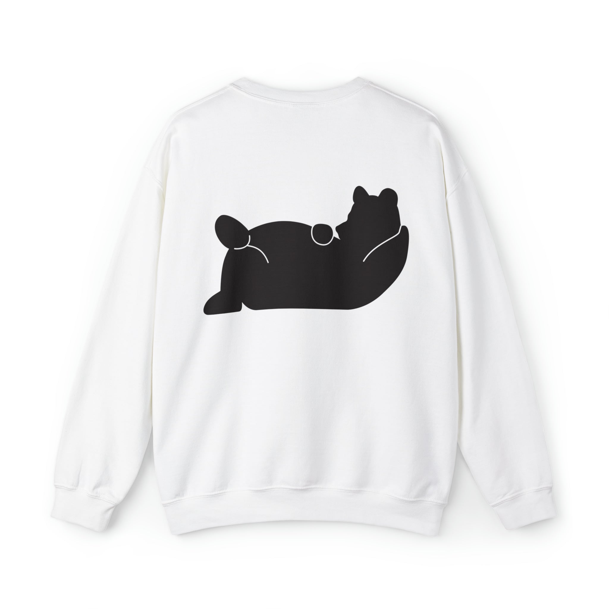 Lazy Bear Crewneck Sweatshirt (front name, back bear)