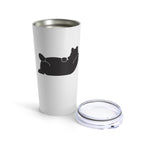 Lazy Bear "Big Bear" Tumbler, white 20oz