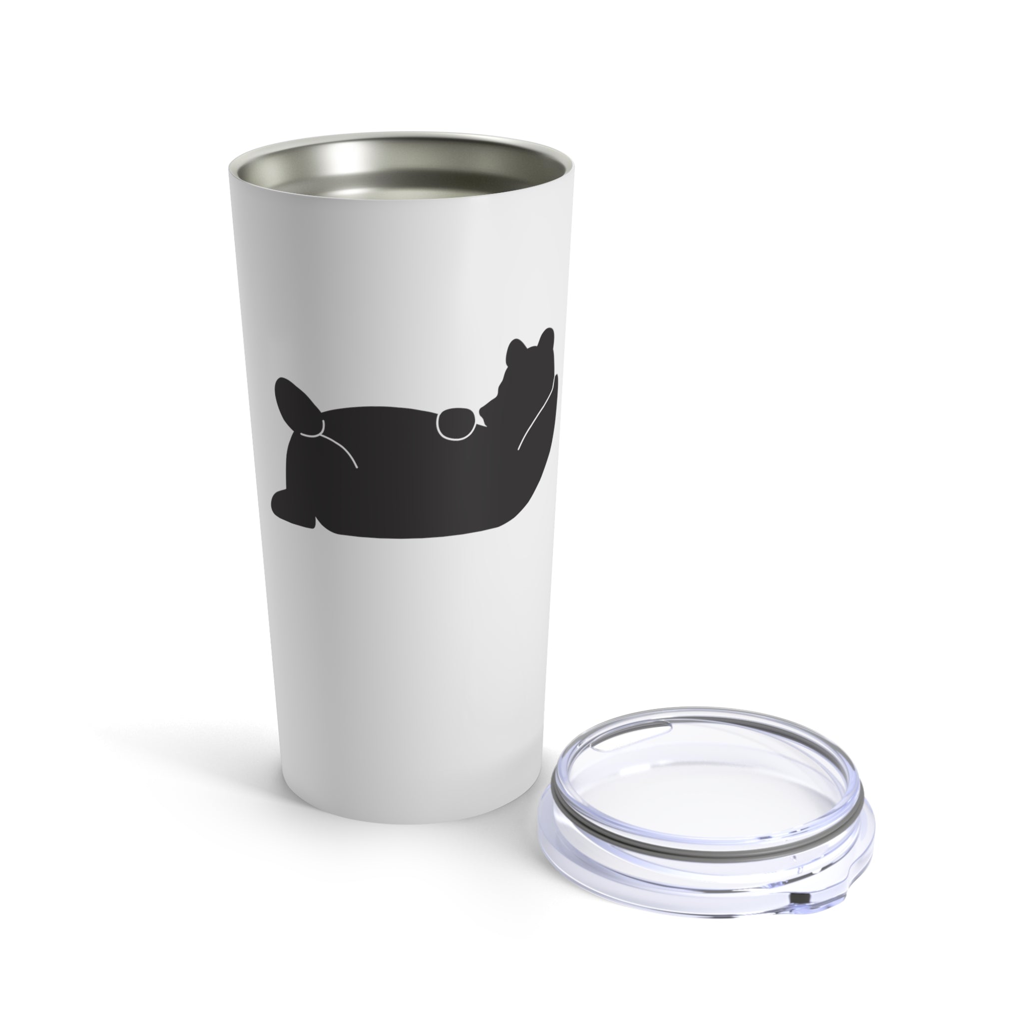 Lazy Bear "Big Bear" Tumbler, white 20oz