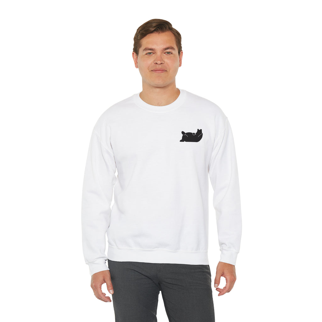 Lazy Bear Crewneck Sweatshirt (front bear, back name)