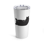 Lazy Bear "Big Bear" Tumbler, white 20oz