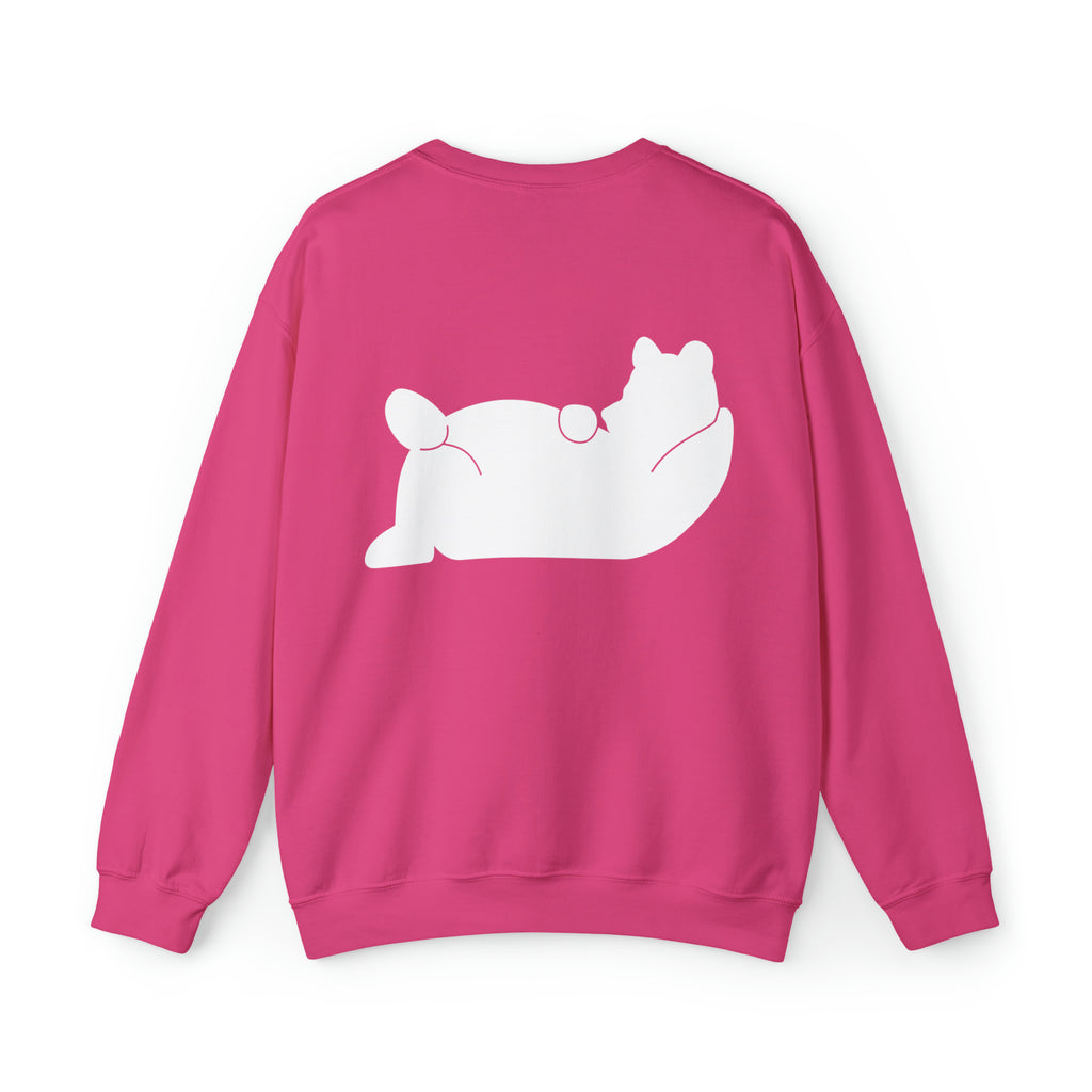 Lazy Bear Crewneck Sweatshirt (front name, back bear)