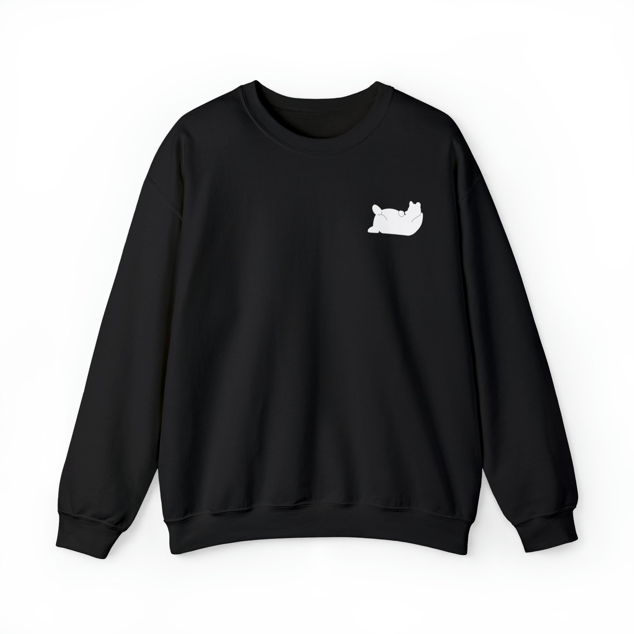 Lazy Bear Crewneck Sweatshirt (front bear, back name)